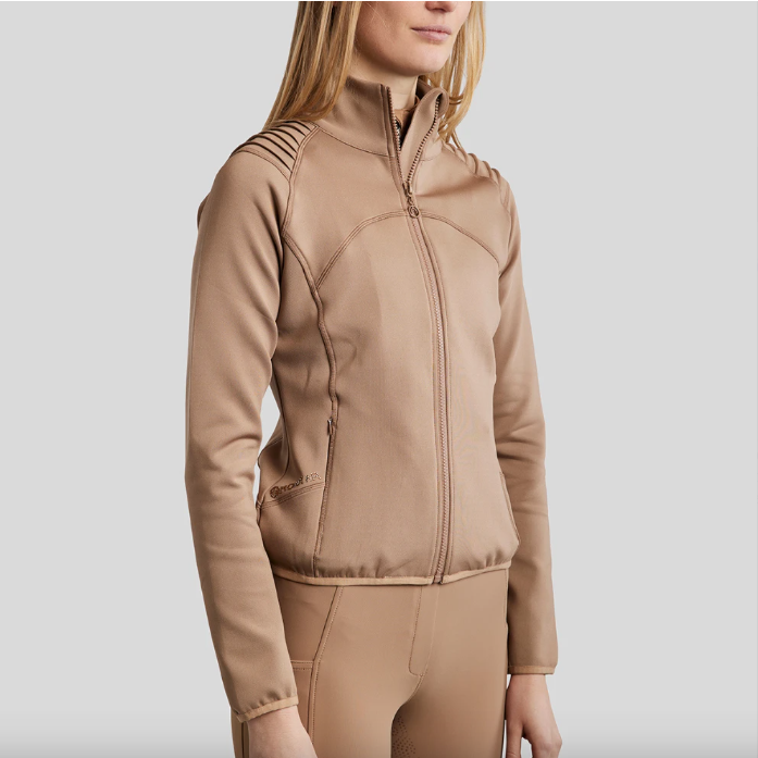Montar Paige pintucks and crystals full zip jacket diverse maten