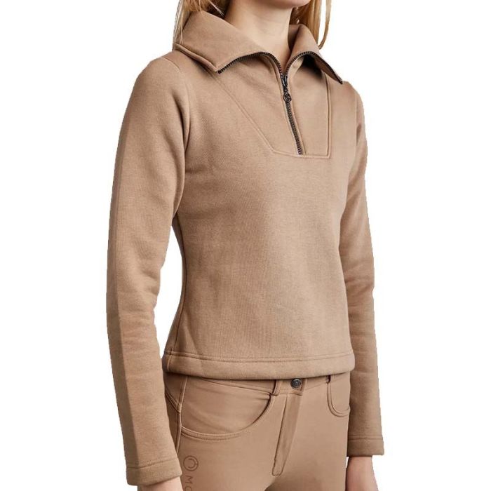 Montar Ella quater zip brushed sweatshirt XS