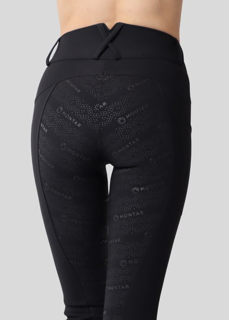 Montar Michelle Thick Tights - Fullgrip, Black size 36