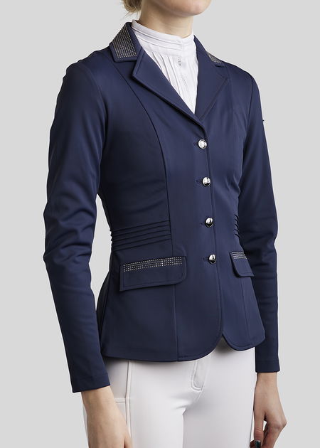 Montar Kately competition jacket with pintucks dark navy 34