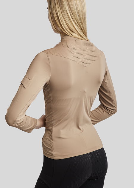 Montar Zendaya LS performance REFINED shirt Latte XS