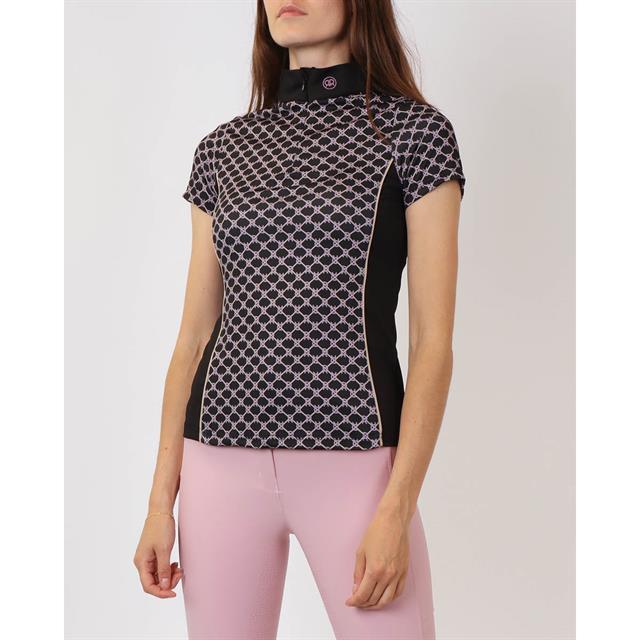 Training shirt Rebel By Montar Ao Printed Black-pink size S