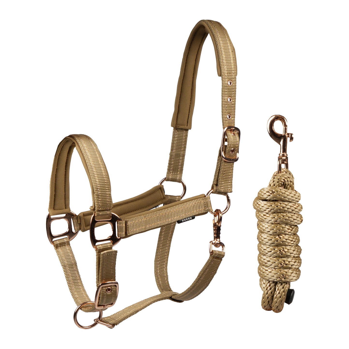 Halster Set Deluxe – Luxe Tweekleurige Halsterset met Mesh Voering