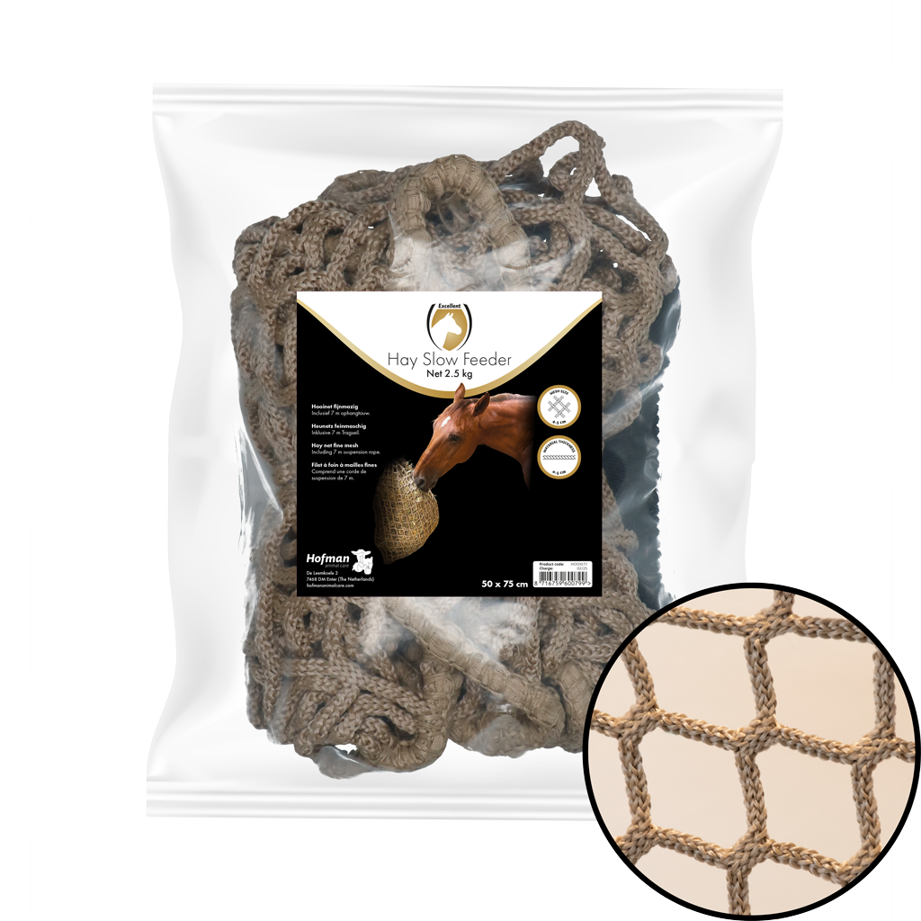 Excellent Horse Hay Slow Feeder Hooinet – fijnmazig, sterk en efficiënt