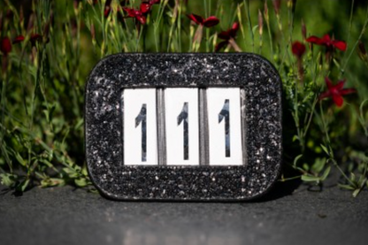 Showtime nummerhouders glitter